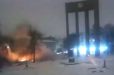 Российский дрон попал в детскую площадку во Львове