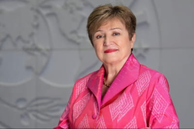 Глава МВФ Крісталіна Георгієва прибула до Києва