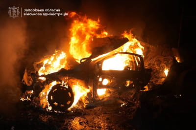 Противник атаковал Запорожье