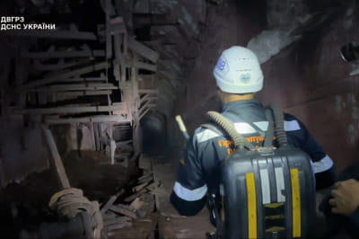 Спасение шахтёров из обесточенных шахт Кривого Рога