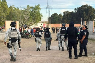 Нацгвардія Мексики на місці озброєного нападу 