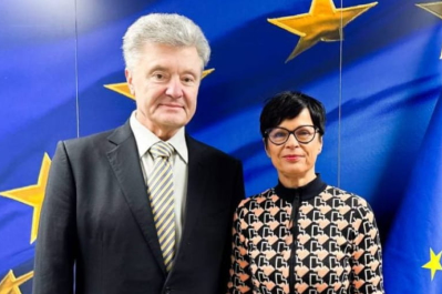 Петр Порошенко и Марта Кос