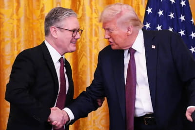 Кир Стармер и Дональд Трамп