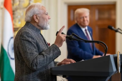 Нарендра Моді та Дональд Трамп