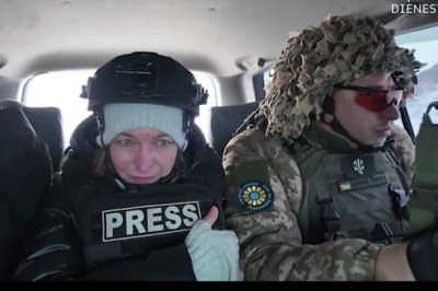 Журналісти LSM потрапили під атаку дрона рф на Донеччині