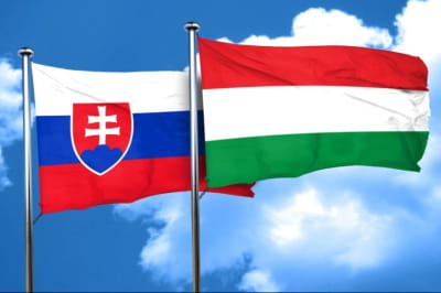 Флаги Венгрия Словакия