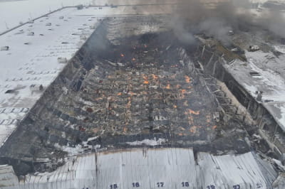 Пожежа на складі Roshen