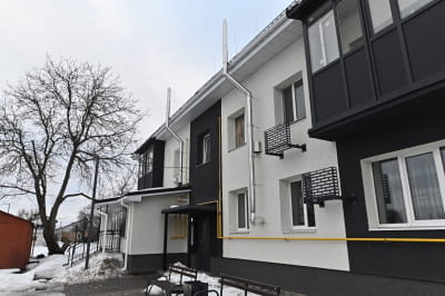 Відбудовані будинки у Бородянці