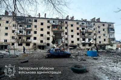 рф обстреляла Запорожскую область