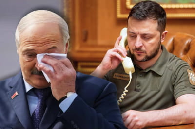 Олександр Лукашенко і Володимир Зеленський