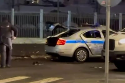 У Москві вибухнула машина поліції