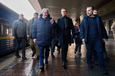 Андрій Сибіга та Александр Стубб