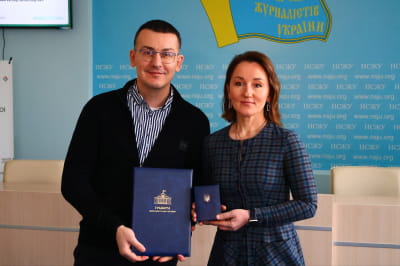 Нагородження Ольги Калиновської