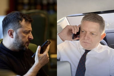 Володимир Зеленський і Роберт Фіцо