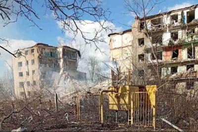 Наслідки російських обстрілів Донецької області