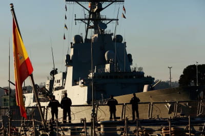 Испанский фрегат "Кристобаль Колон" направляется для защиты Кипра