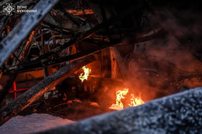 Наслідки ворожої атаки на Буковині 