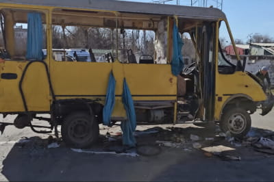 рф обстріляла маршрутку з пасажирами у Херсоні