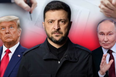 Дональд Трамп, Володимир Зеленський и Путин