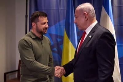 Володимир Зеленський та Беньямін Нетаньягу