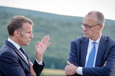 Еммануель Макрон та Фрідріх Мерц