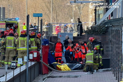 В Польше во время пожара погибли украинцы. Фото Miejski Reporter