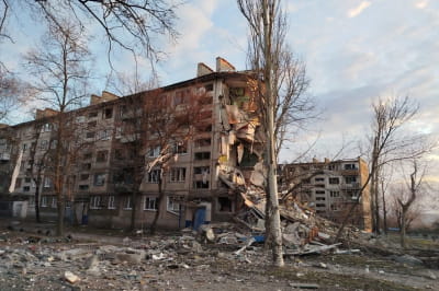 Наслідки російського обстрілу Донеччини