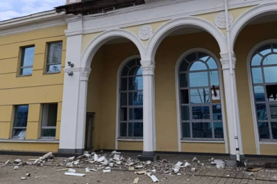 Обстріл вокзалу в Слов'янську 