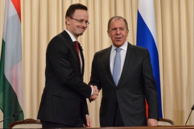Петер Сійярто і Сергій Лавров