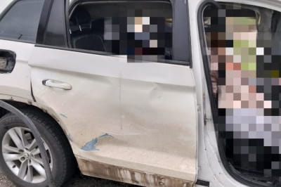 рф скинула вибухівку на автомобіль у Херсоні