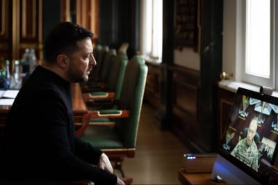 Володимир Зеленський та Олександр Сирський