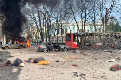 Удар "Іскандерами" пор Сумах, 13 квітня 2025