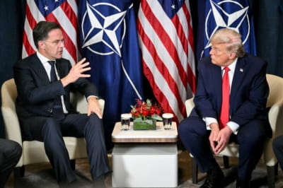 Марк Рютте и Дональд Трамп