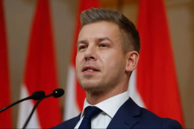 Лидер партии "Тиса" Петер Мадьяр