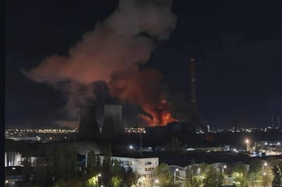 Пожежа на ТЕЦ у Румунії