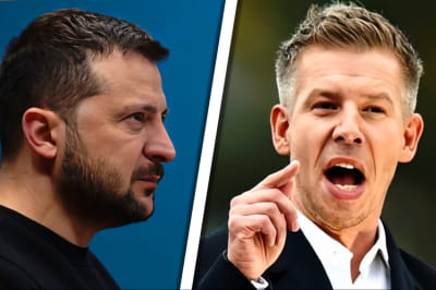 Зеленський та Мадяр 