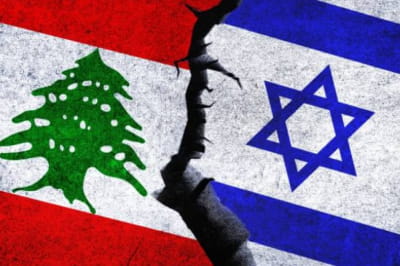 Ліван Ізраїль прапори