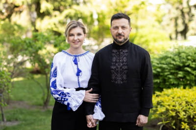 Олена та Володимир Зеленські
