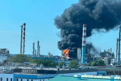 Вибух на угорському НПЗ MOL 