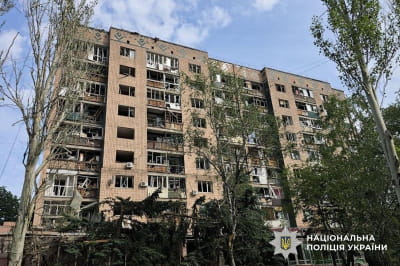 Наслідки ворожого удару по Краматорську 