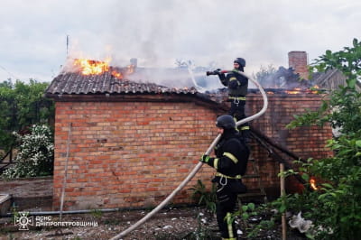 Наслідки обстрілу Дніпропетровщини