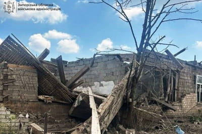 Наслідки обстрілу Запоріжжя, руйнування