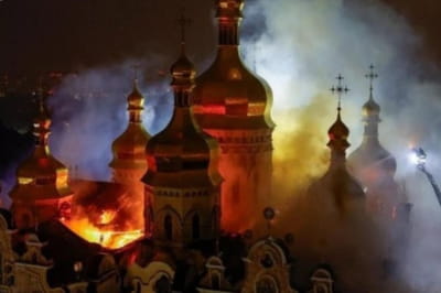 Києво-Печерська лавра після авіаудару
