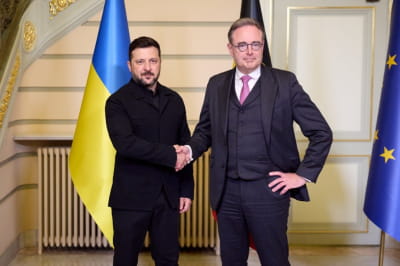  Володимир Зеленський та Барт де Вевер