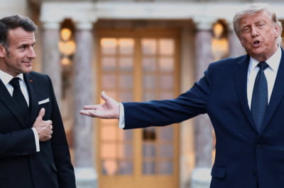Трамп і Макрон