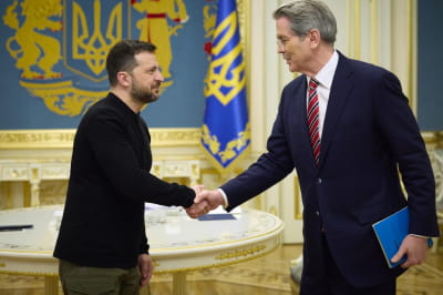 Володимир Зеленський та Скотт Бессент