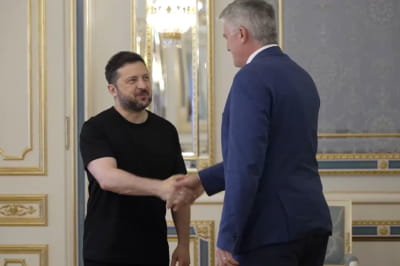 Володимир Зеленський і Матіас Корман