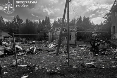 Наслідки удару по Києву 24.07