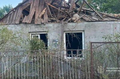 Наслідки обстрілу Запоріжжя