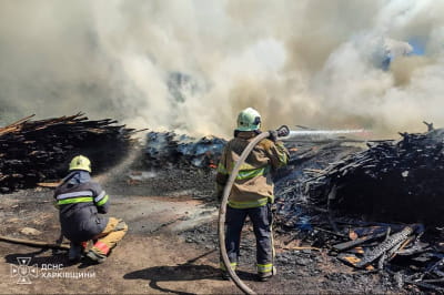 Пожежа в Ізюмі